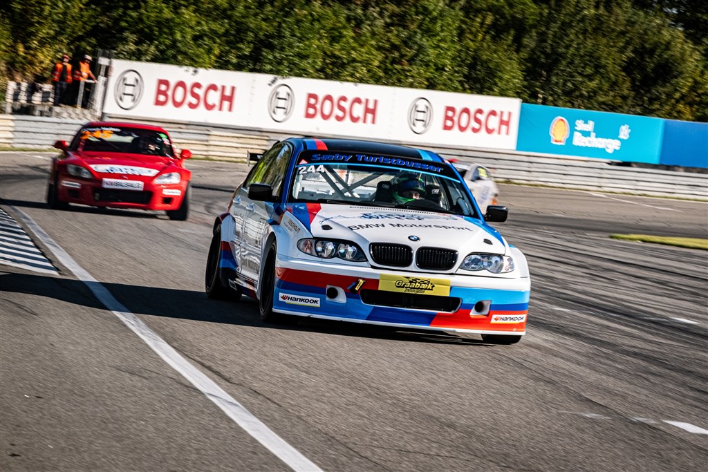 Gode kampe sikrede underholdningen på Jyllandsringen. 
(Foto: Grippo)